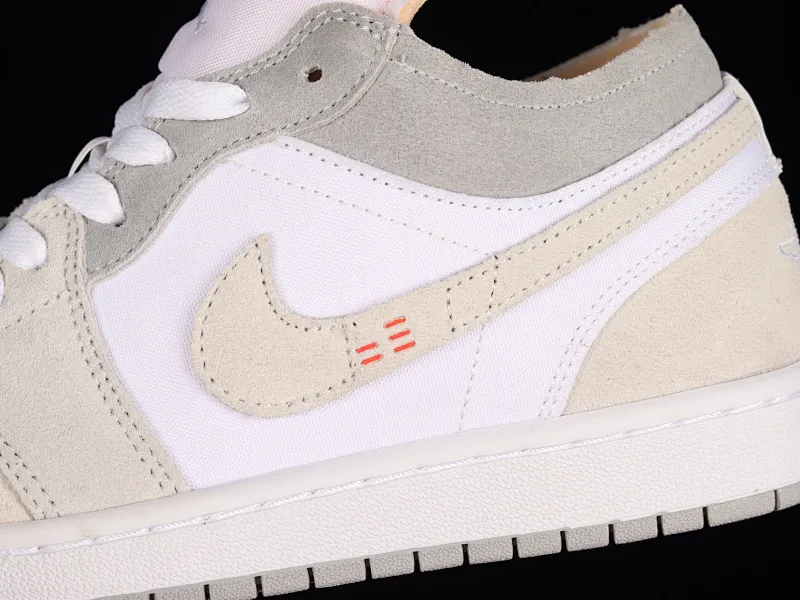 All categories Air Jordan Jordan series basketball shoes Air Jordan 1 Low Z version Air Jordan 1 Low "White and Phantom" AJ1 Joe 1 rice white retro culture and leisure sports sneakers DN1635-100